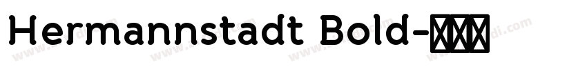 Hermannstadt Bold字体转换
